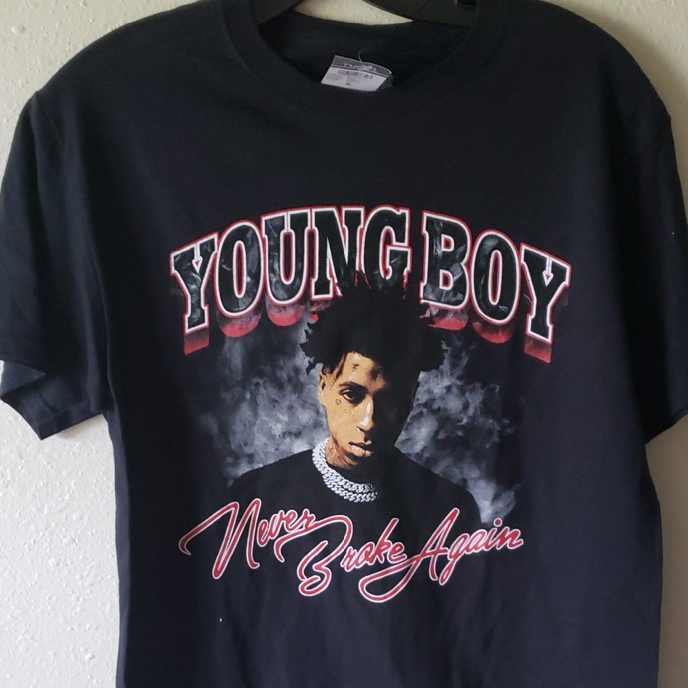 Black Graphic Tee - Young Boy Design
